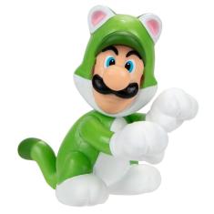 Imagem de Super Mario - Boneco 2.5 Polegadas Colecionável - Luigi Felino