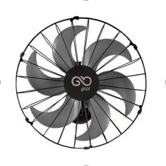 Imagem de Ventilador De Parede 50Cm Oscilante 220V 6 Pás 180W Goar