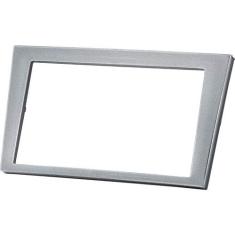 Imagem de Contra Frente Plastica Permak Corsa Montana Meriva 2 DIN Prata 89/M2