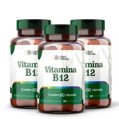 Imagem de Vitamina B12 C/ 60 Cápsulas Kit 3 Potes - Lider Vendas