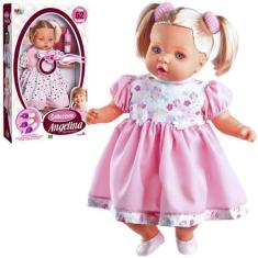 Imagem de Boneca Angelina Fala 62 Frases Divertidas Com Acessórios - Milk