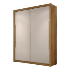 Imagem de Guarda Roupa Casal 02 Portas De Correr Sevilha Nature/Fendi - Pallazio