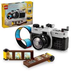 Imagem de Câmera Retrô Toy Lego Creator 3 Em 1 Se Transforma Com Adesivos