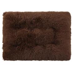 Imagem de Tapete para caixa de cachorro, cama de cachorro para cães grandes, almofada de canil confortável e fofa antiderrapante para camas e móveis de cachorro, cama de cachorro acolchoada (Color : Coffee, S
