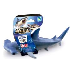 Imagem de Boneco Tubarão Martelo Coleção Realista 27cm Cometa