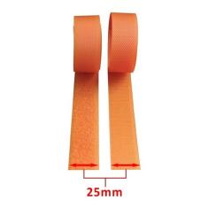 Imagem de Fecho De Contato Macho E Fêmea 25mm X 1 Metro Cor Laranja