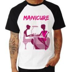 Imagem de Camiseta Raglan Manicure - Foca Na Moda