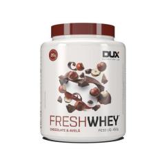 Imagem de Suplemento Alimentar Em Pó Dux Fresh Whey Sabor Chocolate E Avela 450G