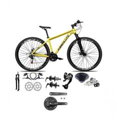 Imagem de Bicicleta Aro 29 Absolute Nero 5 Câmbios 27v Shimano Altus Freios Hidráulicos - Amarelo Tam.15