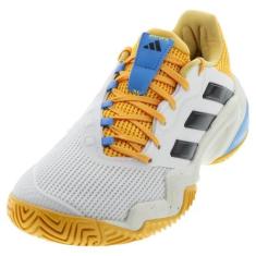 Imagem de adidas Tênis feminino Barricade 13, Branco/Preto/Semi Spark, 38