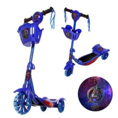 Imagem de Patinete P Criança Marvel Avengers Scooter 3 Rodas Brinquedo - Zein