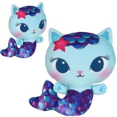 Imagem de Pelúcia Infantil Gabby Dollhouse Mercat Gata Sereiata