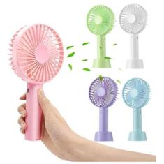 Imagem de Mini ventilador de mão potente recarregavel usb Otimo custo e benefici