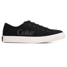 Imagem de Tênis Coca Cola Newpoart Canvas Preto Off White - Feminino-Feminino