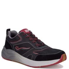 Imagem de Drew Tênis esportivo masculino Marvel com cadarço e sola antiderrapante, tamanho 40, Combo de malha preta, 39