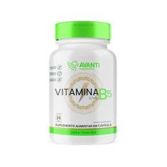 Imagem de Vitamina B5 5,7mg 30 Cápsulas - Avanti Supplements