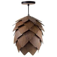 Imagem de Lustre Pendente em Madeira - LUPULO SUCUPIRA GRANDE