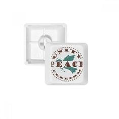 Imagem de Olive Branch Kit de atualização para jogos com teclado mecânico PBT com símbolo da paz