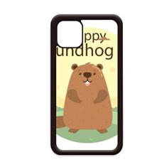 Imagem de Capa para iPhone 12 Pro Max EUA e Canadá Groundhog Day Fevereiro para Apple Mini Mobile Case Shell