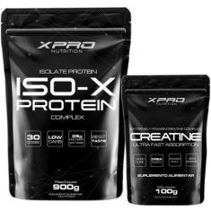 Imagem de Kit Isolate Protein Iso-X Protein - 900G + Creatina 100G - Xpro Nutrit