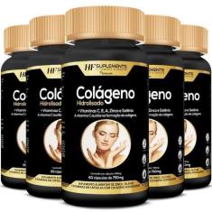 Imagem de 5X Colageno Hidrolisado + Vitaminas 60Caps Hf Suplements