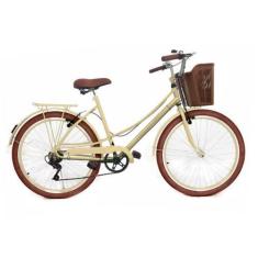 Imagem de Bicicleta Vintage Retro Food Bike estilo antigo Aro 26 com 6 Marchas -