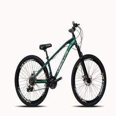 Imagem de Bicicleta Aro 26 Absolute Brutus Verde Câmbios Shimano 21Vel Vmaxx-Pre