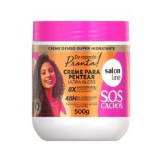 Imagem de Creme Para Pentear Ultra Gloss Salon Line SOS Cachos De Repente Pronta