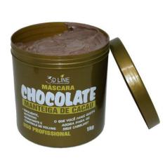 Imagem de Mascara Capilar De Hidratação Para Cabelos Manteiga De Cacau 3D Line 1