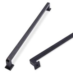 Imagem de COTYKILEY Pacote com 6 maçanetas de armário de bronze polido a óleo 12,5 polegadas (320 mm) puxadores de armário de cozinha puxadores de armário de cozinha puxadores de gaveta puxadores de cômoda