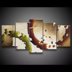 Imagem de Quadro Decorativo 129x63 Sala Quarto Abstrato Formas 1