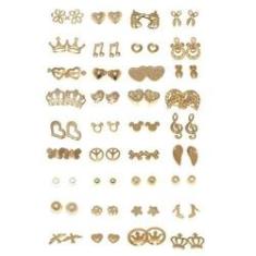Imagem de Brincos Pequenos Folheados A Ouro 18k - Cada Unidade