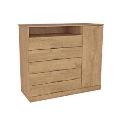 Imagem de Cômoda Made Marcs Braga com 5 Gavetas e 1 Porta