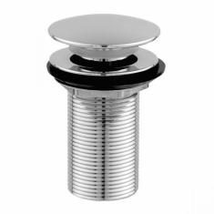 Imagem de Kit Cuba RT41 com Torneira Luxo 1195 Metal e Válvula Click 1 Polegada e Meia e Sifão Cromado e Flexível Compace  Turquesa