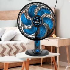 Imagem de Ventilador 127V 126W Ozonic TS Mallory Preto/Azul