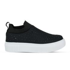 Imagem de Tênis Feminino Casual Slip-On Brilho - Play