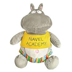 Imagem de Boneca hipopótamo de pelúcia Belly Button Book, 10,5 polegadas