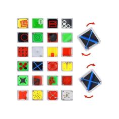 Imagem de Jogo de quebra-cabeça 12 cubos: engenhosidade e habilidade mental