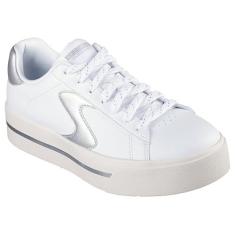 Imagem de Skechers Tênis feminino Camdenn-Metallic Skies, Branco/Prata, 38