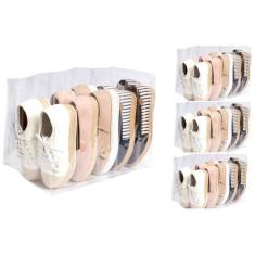 Imagem de Colmeia Organizadora de Sapatos Tênis Cristal 25ax40px25l 4 Unidades -