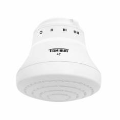 Imagem de Chuveiro Ducha Elétrico Faminho Branco Quente Frio 4T Fame, 127V 5400W