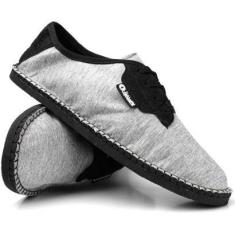 Imagem de Alpargata Haway Modelo Sneaker - Moletom com Preto-Masculino