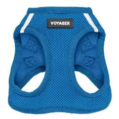 Imagem de Best Pet Supplies Peitoral Para Cães Voyager Step-In Air – Colete De Malha Para Todos Os Climas Para Cães Pequenos E Médios Da – Arnês (Azul Royal) Gg