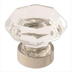 Imagem de Amerock | Puxador de armário | Níquel transparente/polido | 3,2 cm de diâmetro | Clássicos tradicionais | 1 pacote | Puxador de gaveta | Ferragens de armário