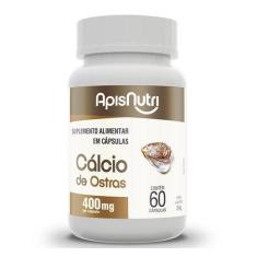 Imagem de Cálcio De Ostras 400Mg (60 Caps) - Padrão: Único - Apisnutri