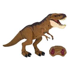 Imagem de Boneco Dino, Dinossauro com Controle Remoto, Candide, Marrom
