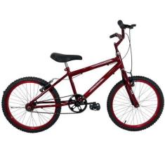 Imagem de Bicicleta Infantil Passeio Aro 20 Masculina Vermelho