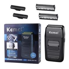 Imagem de Kemei Km-1102 Recarregável Sem Fio Barbeador Para Homens Twin Blade Al