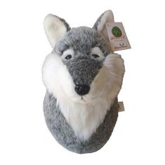 Imagem de Adore 12 &quot;Lobo O Lobo Stuffed Animal Plush Walltoy Wall Mount