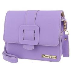 Imagem de Bolsa Feminina Transversal Flap Tiracolo Alça Ajustável Moda-Feminino